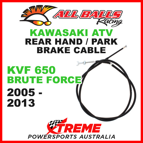 45-4034 Kawasaki KVF650 Brute Force 2005-2013 ATV Rear Handbrake Park Cable