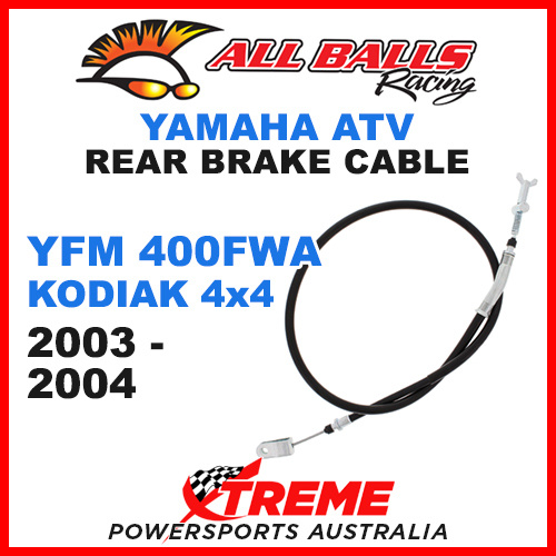 All Balls 45-4052 Yamaha YFM400FWA Kodiak 4X4 2003-2004 ATV Rear Brake Cable