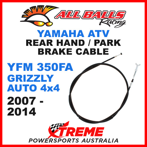 45-4060 YFM 350FA Grizzly Auto 4X4 2007-2014 ATV Rear Hand Park Brake Cable