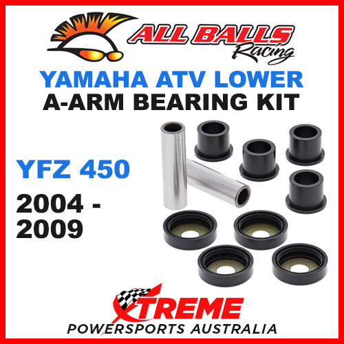All Balls 50-1009 Yamaha YFZ 450 2004-2009 Lower A-Arm Bearing Kit