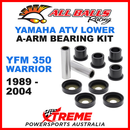 All Balls 50-1009 Yamaha YFM 350 Warrior 1987-2004 Upper A-Arm Bearing Kit