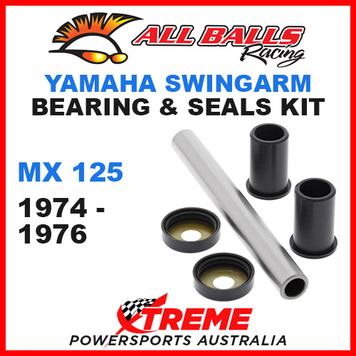 All Balls 50-1011 Yamaha MX125 MX 125 1974-1976 Swingarm Bearing Kit