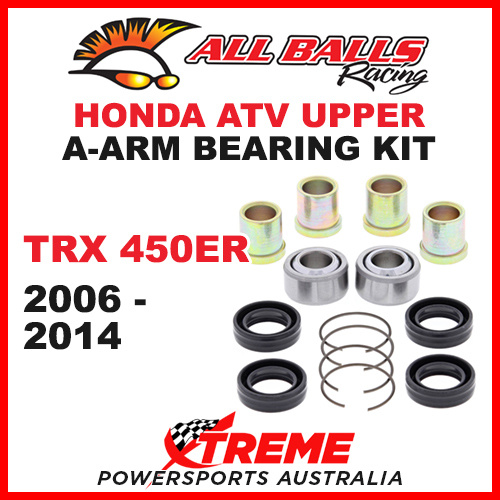 All Balls 50-1020 Honda ATV TRX450ER 2006-2014 Upper A-Arm Bearing & Seal Kit