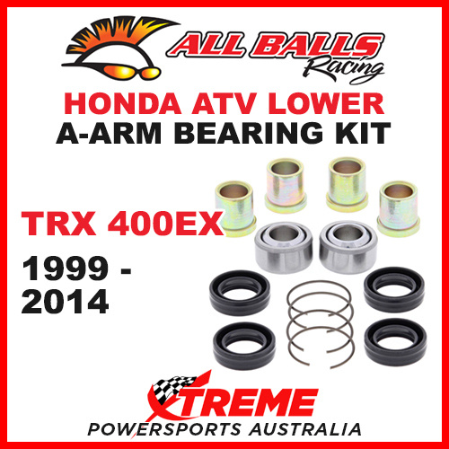 All Balls 50-1020 Honda ATV TRX400EX 1999-2014 Lower A-Arm Bearing & Seal Kit