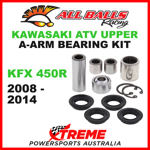All Balls 50-1029 Kawasaki KFX 450R 2008-2014 Upper A-Arm Bearing & Seal Kit