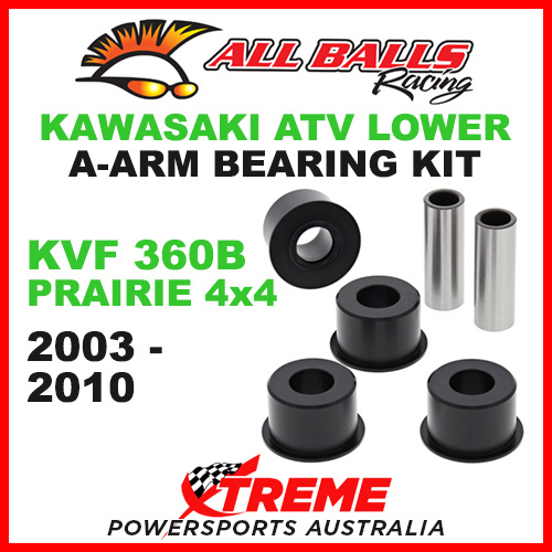 50-1040 Kawasaki KVF360B Prairie 4x4 2003-2010 ATV Lower A-Arm Bearing Kit