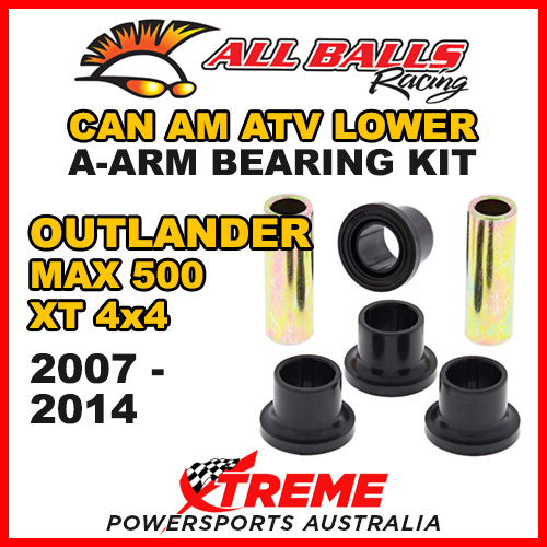 50-1126 Can Am Outlander MAX 500 XT 4X4 2007-2014 Lower A-Arm Bearing Kit