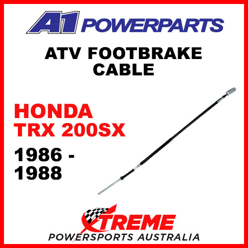 A1 Powerparts Honda TRX200SX TRX 200SX 1986-1988 ATV Foot Brake Cable 50-181-30