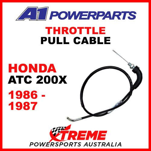 A1 Powerparts Honda ATC200X ATC 200X 1986-1987 Throttle Pull Cable 50-222-10