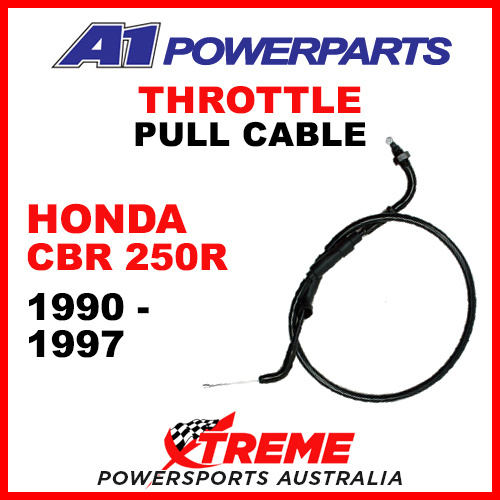 A1 Powerparts Honda CBR250R CBR 250R 1990-1997 Throttle Pull Cable 50-249-10