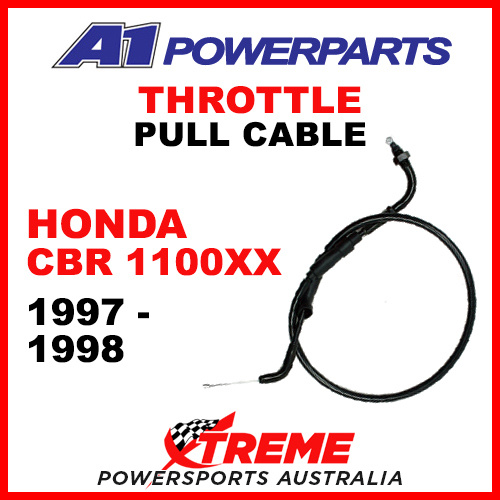 A1 Powerparts Honda CBR1100XX CBR 1100XX 1997-1998 Throttle Pull Cable 50-450-10