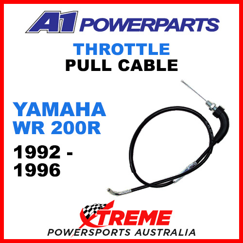 A1 Powerparts Yamaha WR200R WR 200R 1992-1996 Throttle Pull Cable 51-052-10