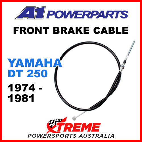 A1 Powersports Yamaha DT250 DT 250 1974-1981 Front Brake Cable 51-086-30
