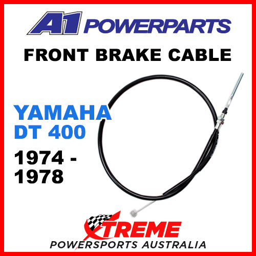 A1 Powersports Yamaha DT400 DT 400 1974-1978 Front Brake Cable 51-086-30