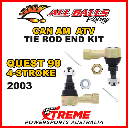 All Balls 51-1003 Can AM Quest 90 4-Stroke 2003 Tie Rod End Kit