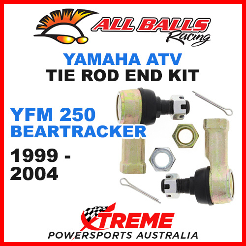 All Balls 51-1007 Yamaha YFM250 Beartracker 1999-2004 ATV Tie Rod End Kit