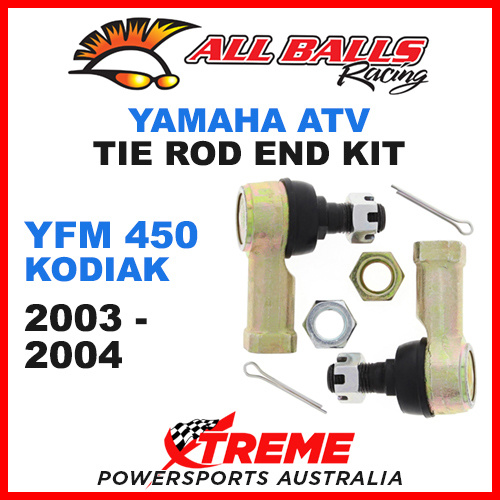 All Balls 51-1007 Yamaha YFM450 YFM 450 Kodiak 2003-2004 ATV Tie Rod End Kit