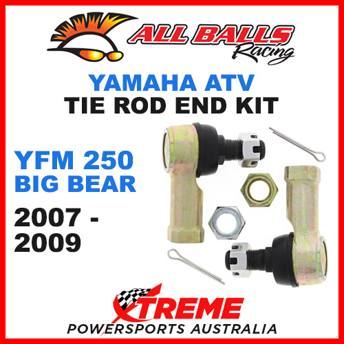 All Balls 51-1007 Yamaha YFM250 Big Bear 2007-2009 ATV Tie Rod End Kit