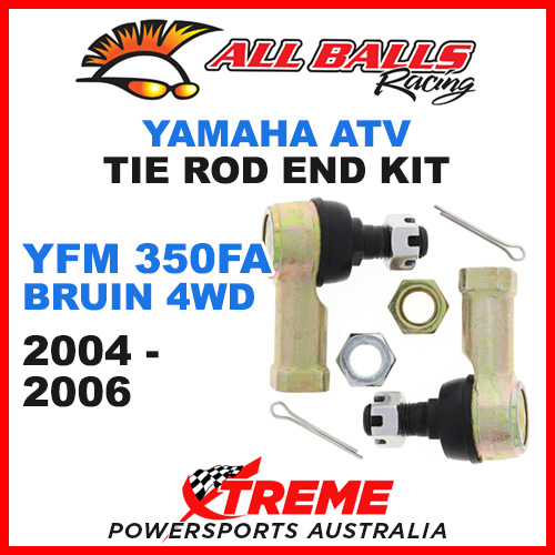 All Balls 51-1007 Yamaha YFM350FA Bruin 4WD 2004-2006 ATV Tie Rod End Kit