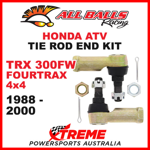All Balls 51-1008 Honda ATV TRX 300FW FourTrax 4x4 1988-2000 Tie Rod End Kit