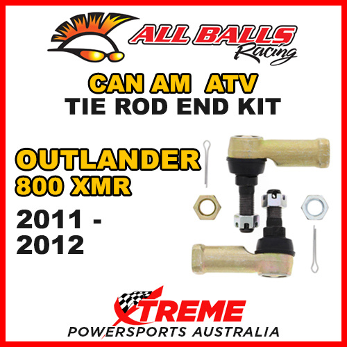 All Balls 51-1009 Can Am Outlander 800 XMR 2011-2012 Tie Rod End Kit