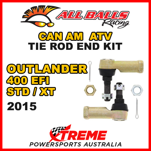 All Balls 51-1009 Can AM Outlander 400 EFI STD XT 2015 Tie Rod End Kit