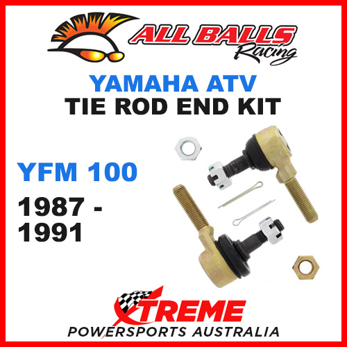 All Balls 51-1011 Yamaha YFM100 YFM 100 1987-1991 ATV Tie Rod End Kit