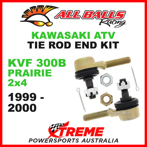 All Balls 51-1012 Kawasaki KVF300B Prairie 2x4 1999-2000 Tie Rod End Kit