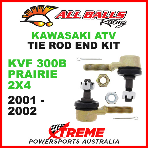 All Balls 51-1013 Kawasaki KVF300B Prairie 2x4 2001-2002 Tie Rod End Kit