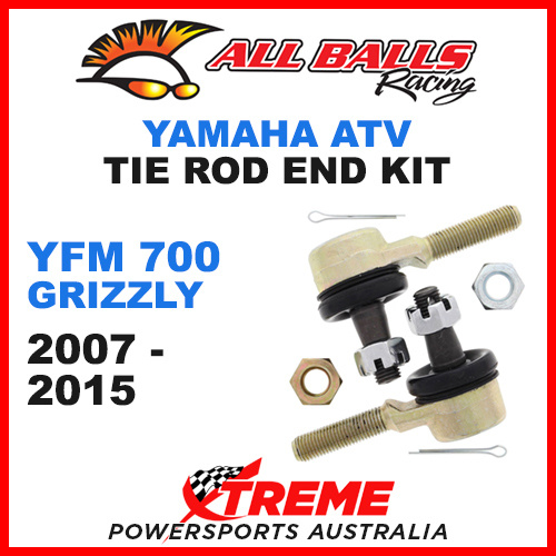 All Balls 51-1016 Yamaha YFM700 YFM 700 Grizzly 2007-2015 ATV Tie Rod End Kit