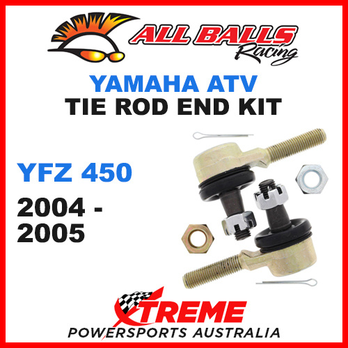 All Balls 51-1016 Yamaha YFZ 450 2004-2005 Tie Rod End Kit