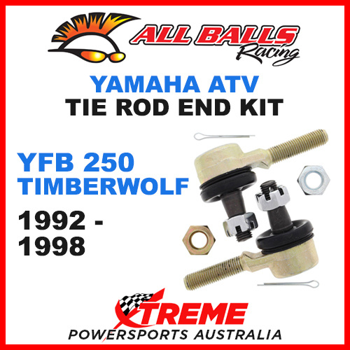 All Balls 51-1016 Yamaha YFB250 Timberwolf 1992-1998 ATV Tie Rod End Kit