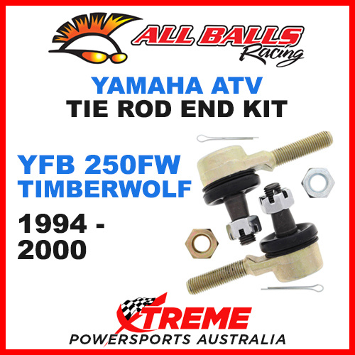 All Balls 51-1016 Yamaha YFB250FW Timberwolf 1994-2000 ATV Tie Rod End Kit