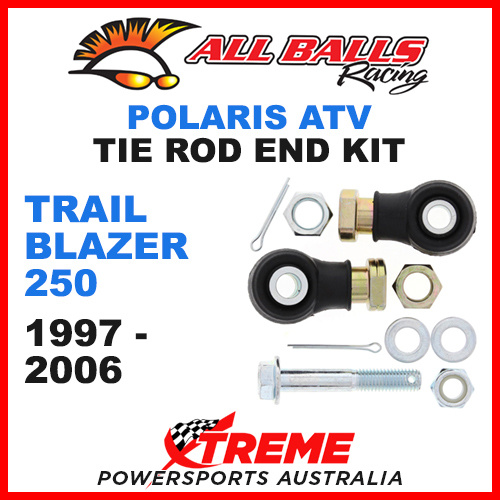 All Balls 51-1021 Polaris Trail Blazer 250 1997-2006 ATV Tie Rod End Kit