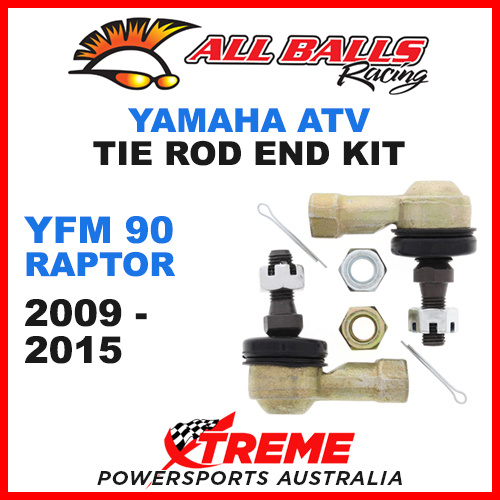 All Balls 51-1026 Yamaha YFM90 YFM 90 Raptor 2009-2015 ATV Tie Rod End Kit