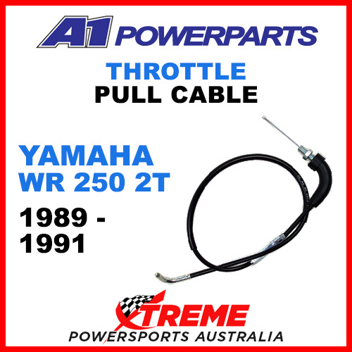 A1 Powerparts Yamaha WR250 2T 1989-1991 Throttle Pull Cable 51-130-10