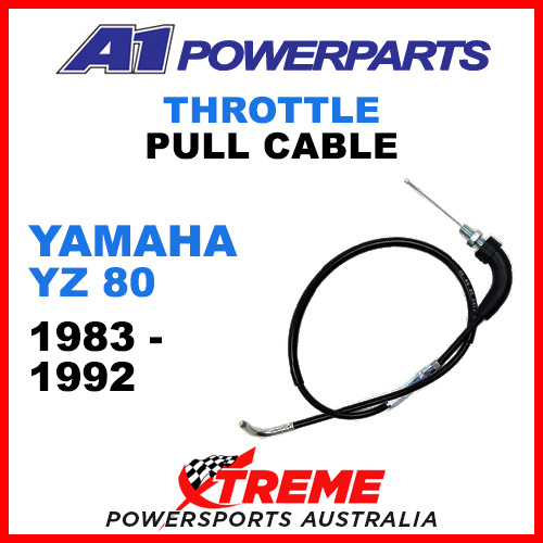 A1 Powerparts Yamaha YZ80 YZ 80 1983-1992 Throttle Pull Cable 51-22W-10