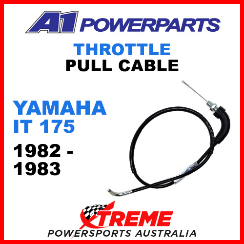 A1 Powerparts Yamaha IT175 IT 175 1982-1983 Throttle Pull Cable 51-24X-10