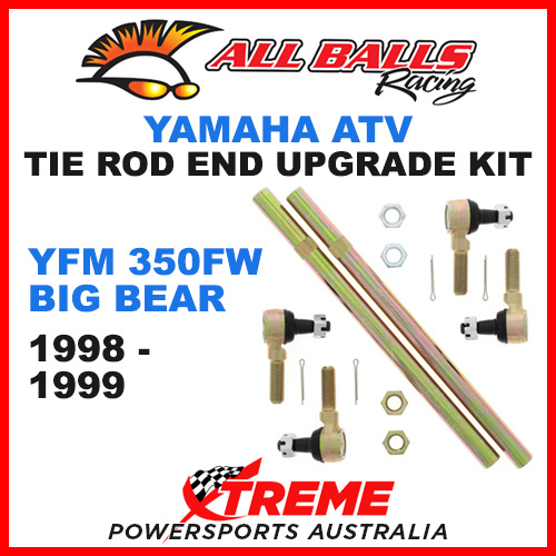 All Balls 52-1002 Yamaha YFM 350FW Big Bear 1998-1999 Tie Rod End Upgrade Kit