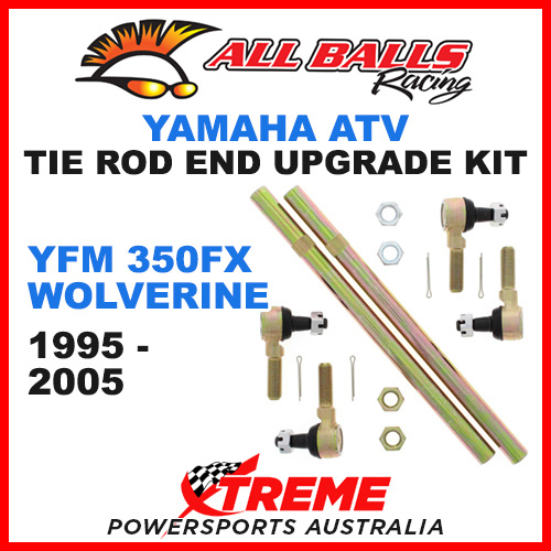 All Balls 52-1002 Yamaha YFM 350FX Wolverine 1995-2005 Tie Rod End Upgrade Kit