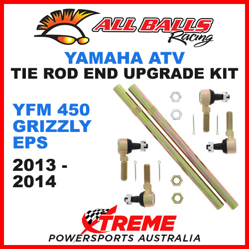 All Balls 52-1002 Yamaha YFM 450 Grizzly EPS 2013-2014 Tie Rod End Upgrade Kit