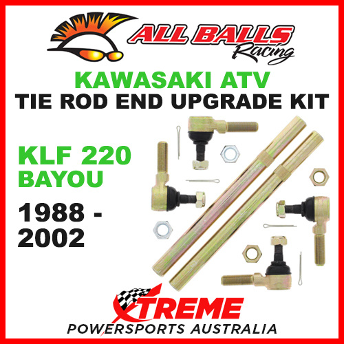 All Balls 52-1020 Kawasaki KLF220 Bayou 1988-2002 Tie Rod End Upgrade Kit