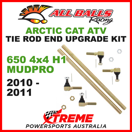 52-1022 Arctic Cat 650 4X4 H1 Mudpro 2010-2011 ATV Tie Rod End Upgrade Kit