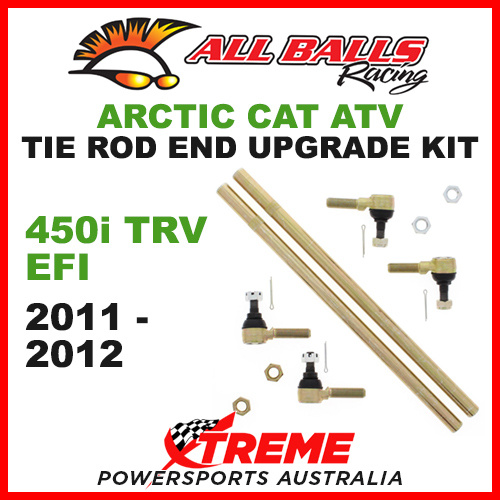 All Balls 52-1022 Arctic Cat 450i TRV EFI 2011-2012 ATV Tie Rod End Upgrade Kit