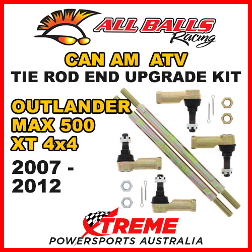 52-1024 Can AM Outlander MAX 500 XT 4x4 2007-2012 Tie Rod End Upgrade Kit