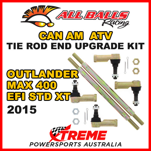 52-1024 Can AM Outlander MAX 400 EFI STD XT 2015 Tie Rod End Upgrade Kit