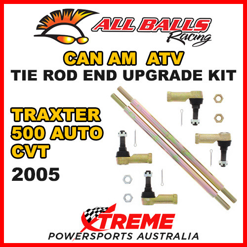 52-1025 Can Am Traxter 500 Auto CVT 2005 Tie Rod End Upgrade Kit