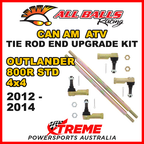 52-1025 Can Am Outlander 800R STD 4x4 2012-2014 Tie Rod End Upgrade Kit