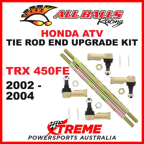 52-1029 Honda ATV TRX 450FM 2002-2004 Tie Rod End Upgrade Kit