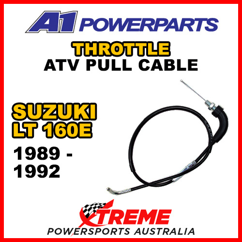 A1 Powerparts For Suzuki LT160E LT 160E 1989-1992 Throttle Pull Cable 52-118-10